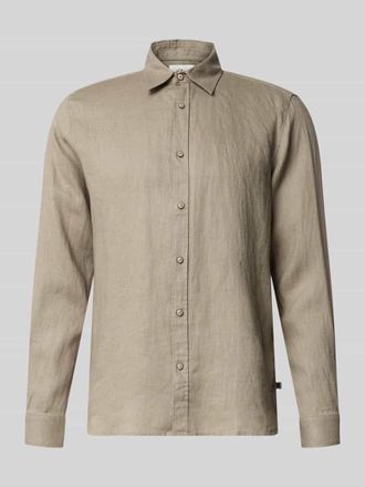 s.Oliver Red Label Regular Fit Freizeithemd aus reinem Leinen in Lind, Gr&ouml;&szlig;e XXL