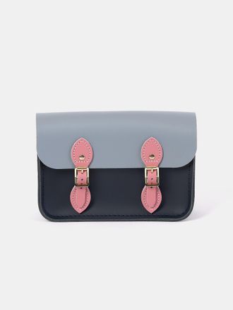 The Cambridge Satchel Company The Little One - Navy, French Grey & Rambling Rose