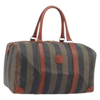Fendi Pre-owned Boston Bag - Dames - Vintage Weekendtas - Veelkleurig - ONE Size - Leer - Vintage