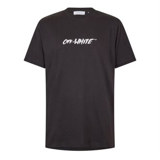 Off-white Mens Off White Slim Fit T Shirt in Black - Size Medium