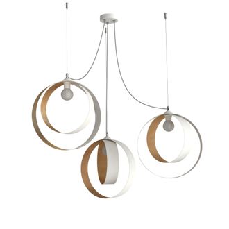 Lumicom Lumicom - Shell L&aacute;mpara De Techo 3 Luces Hoja