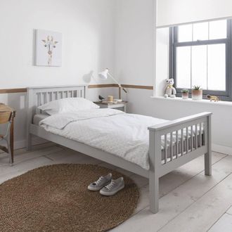 N&ouml;a & Nani Hampshire Single Bed Frame in Silk Grey
