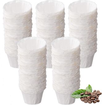 No Brand Filtros De Caf&eacute; De Papel Desechables, Aptos Para Tazas Reutilizables, Filtros De Papel Para C&aacute;psulas K-cup Y Paquetes De Caf&eacute; Para C&aacute;psulas K-cup (500