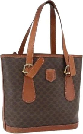 Celine Pre-owned Handbags, female, Brown, Size: ONE SIZE Pre-owned Vintage Tote Bag