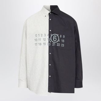 Maison Margiela Two-Tone Long-Sleeved Shirt