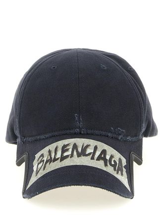 Balenciaga Black Masking Tape Baseball Hat
