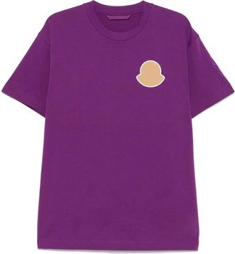 Moncler T-shirt con maniche corte - Viola