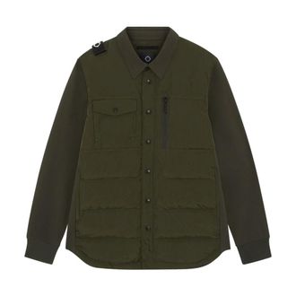 Mastrum Softshell Dons Quilt Overshirt - Heren - Gewatteerde jassen - Groen - L - Nylon - Jassen
