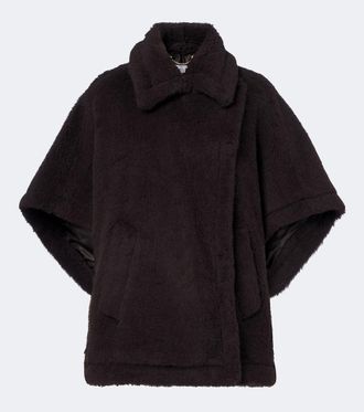 Max Mara Mantella in alpaca, lana e seta