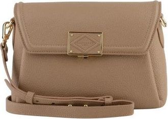 Pourchet Carat Schoudertas - Dames - Schoudertassen - Beige - ONE Size - Leer - Tassen
