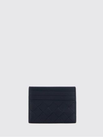 Bottega Veneta Flat Woven Calfskin Card Holder with Seven Slots