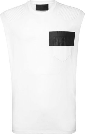 Philipp Plein Tank Top Padding Details Hexagon