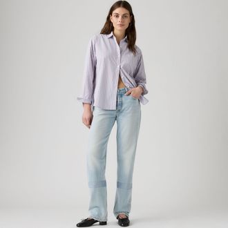 Levi's 501 90s Lightweight Jeans - Womens - 23X30 - Light Wash / Anchor Here Lightweight
