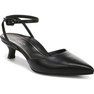 Vionic Jacynda Pointed Toe Pump in Black at Nordstrom, Size 9.5