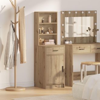 Berkfield Home Highboard Artisan Oak 40x41x135 cm Engineered Wood in Brown | Size: 40 x 41 x 135 cm