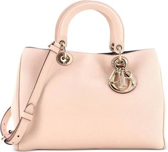 Dior Diorissimo Pebbled Leather Medium tote bag - Roze