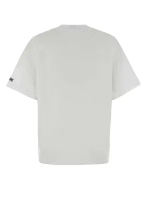 Moschino Text-Print Cotton T-Shirt - White
