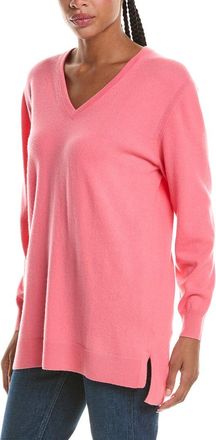 N.Peal N.Peal V Neck Longline 100% Cashmere Sweater