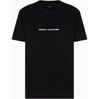 A|X Armani Exchange Hombre, Camisetas, Negro, Talla: M