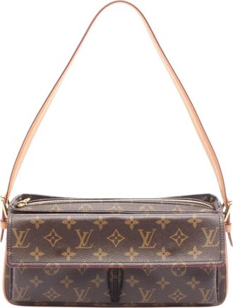 Louis Vuitton Borsa a spalla Vivacit&eacute; MM con monogramma 2004 - Marrone