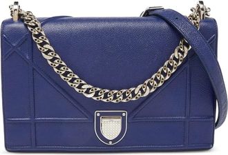 Dior Borsa a spalla Diorama - Blu
