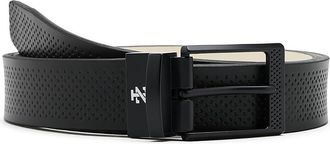 Izod Reversible Perf to Smooth Leather Belt Mens Belts White : XL (42-44)