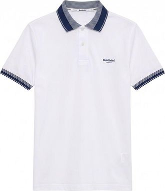 Baldinini White Cotton Men Mens Polo-Shirt