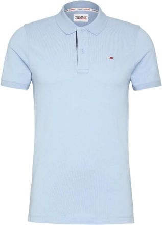 Tommy Hilfiger Slim Fit Moderne Polo Shirt - Heren - Polos - Blauw - S - Katoen - Tops