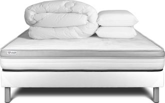 VITALIT Pack Colch&oacute;n Blanco Espuma 200 X 200