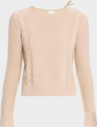TSE Cashmere Textured Crewneck Sweater
