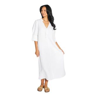 H&eacute;st Midi Jurk - Dames - Casual kleedjes - Wit - M - Kleedjes