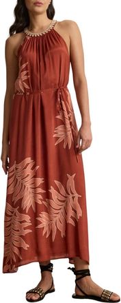 Velvet Odessa Dress In Cedar