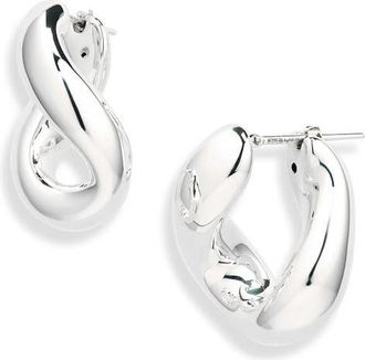 Bottega Veneta Prisma Chain Sterling Silver Earrings in 8117 Silver at Nordstrom