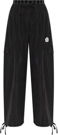 Kenzo Cargobroek - Dames - Wijde Broeken - Zwart - XS - Broeken
