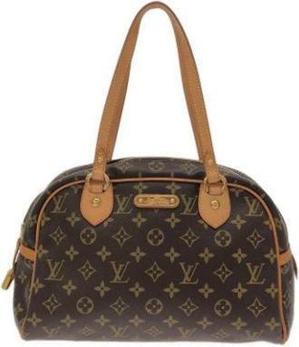 Louis Vuitton Pre-owned Vintage Monogram Shoulder Bag - Dames - Vintage Schoudertas - Bruin - ONE Size - Vintage
