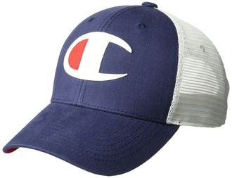 Champion Twill Mesh Dad Snapback Hat - Blue - One Size
