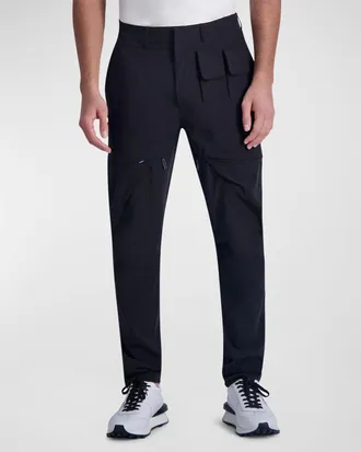 Karl Lagerfeld Men & apos;s Stretch Nylon Cargo Pants