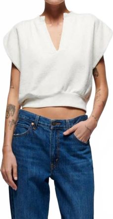 Nation Ltd Lenon Crew Sweatshirt In White