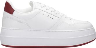 Hogan Skyscraper Sneakers - Dames - Sneakers - Wit - 40 EU - Katoen - Schoenen