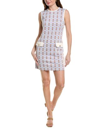 Tyler B&ouml;e Blue Mosaic Shift Dress