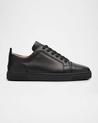 Christian Louboutin Men & apos;s Louis Junior Leather Low-Top Sneakers