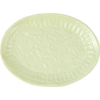 Vietri Pietra Fiori Oval Platter in Green at Nordstrom