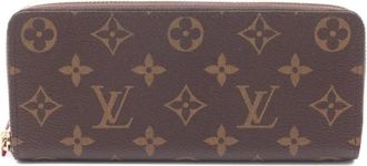 Louis Vuitton Portafoglio Portefeuil con zip a giro 2021 - Marrone