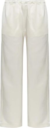 R&oacute;he Losse satijnen broek - Dames - Wijde Broeken - Wit - M - Satijn - Broeken