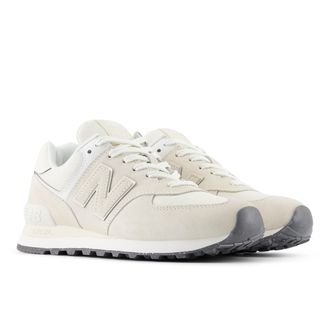 New Balance Sneaker NEW BALANCE WL574, Damen, Gr. 36,5, linen, sea sa, Leder, Schuhe Sneaker