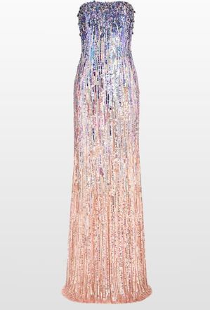 Jenny Packham Honesty Sequin-Embellished Maxi Dress in Sugar Purple at Nordstrom, Size 12 Uk