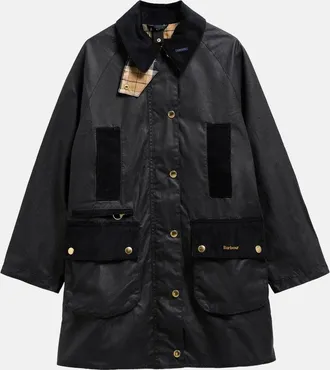 Barbour WOMENS ICONS MODERN BEAUFORTWAX JACKET Size: 14-L, colour: NAV