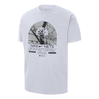 Nike Brooklyn Net Courtside T-Shirt White DR6289-100