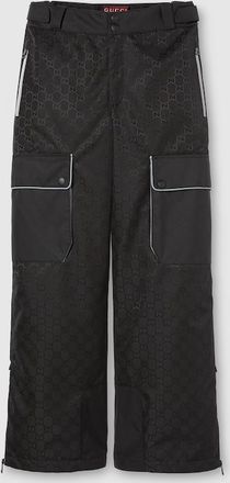 Gucci GG Technical Fabric Jacquard Pant, Size XL, Black, Ready-to-wear