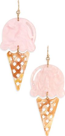 Kenneth Jay Lane Ice Cream Drop Earrings in Pink at Nordstrom Rack